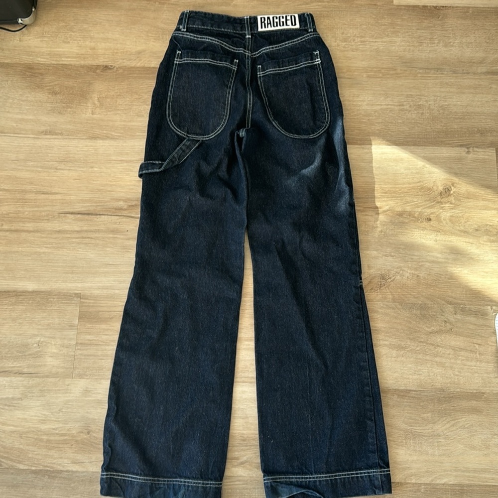 The Ragged Priest High Waisted Wide Leg Jeans Sz 28 - Picture 7 of 10